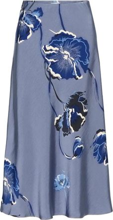Inwear Midi Rok - Dames - Midirokken - Blauw - S - Rokken