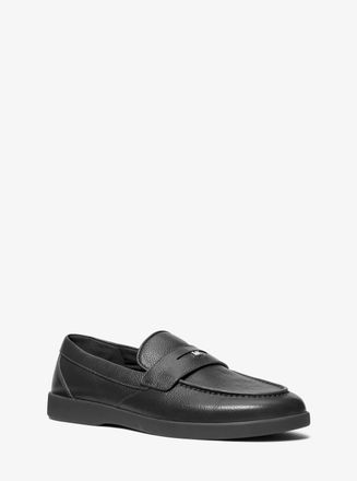 Michael Kors Wesley Pebbled Leather Loafer