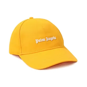 Palm Angels Caps, male, Yellow, Size: ONE SIZE Classic Logo Baseball Cap