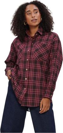 Amaya Amsterdam The Muse Blouse - Dames - Blouses & Shirts - Rood - Maat: XL Wol