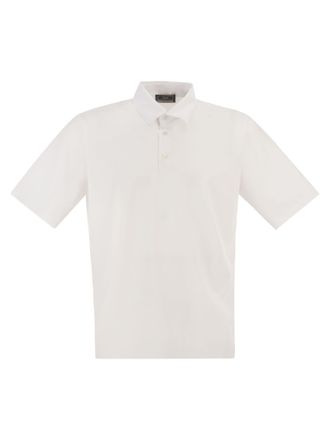 Herno poloshirt van technische functionele stof