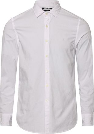 Replay Mens Sleeve Shirt in White - Size X-Large