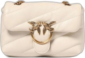 Pinko Love Baby Puff Bag - - Bags - Donna - Bianco - ONE SIZE