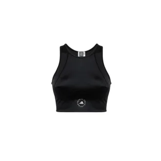 adidas by Stella McCartney Sleek Sleeveless Top - female - Adidas by Stella McCartney - Sleeveless Tops - Black - S - Tops