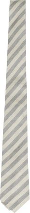 Tagliatore Gestreept stropdas - Heren - Stropdassen - Groen - ONE Size - Accessoires
