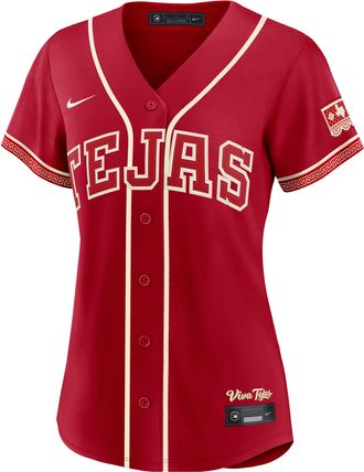 Nike Nathan Eovaldi Texas Rangers City Connect Nike Womens MLB Stadium Jersey in Red | RW260H0JTE9-T4G
