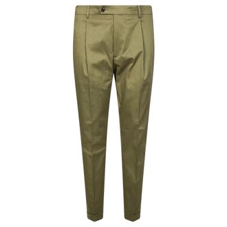 Berwick 1707 Pantalone Relaxed Fit - male - Berwick - Slim-fit Trousers - Green - 2XL - Trousers