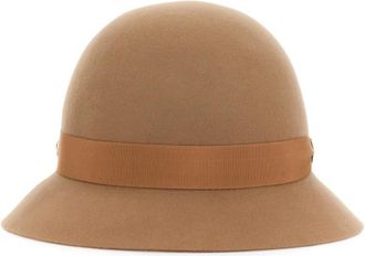 Helen Kaminski Beige Solid Bucket Hat