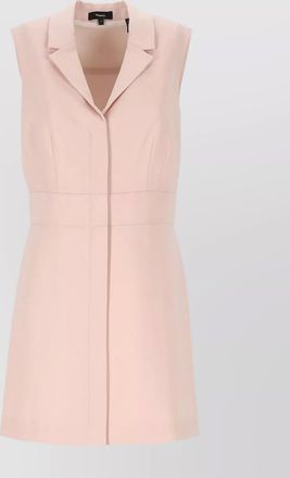Theory mini dress with spear lapels
