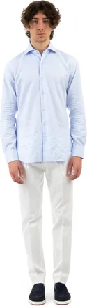 Barba Micro-Check Cotton Tailored Shirt Cult Line