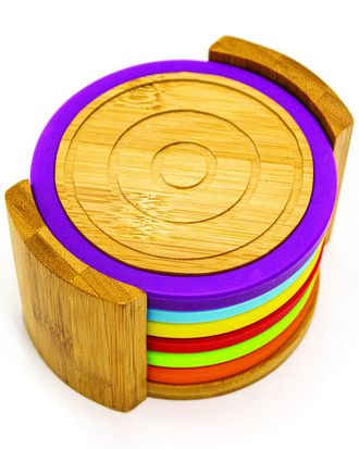 Berghoff Berghoff Bamboo 6Pc Coaster Set