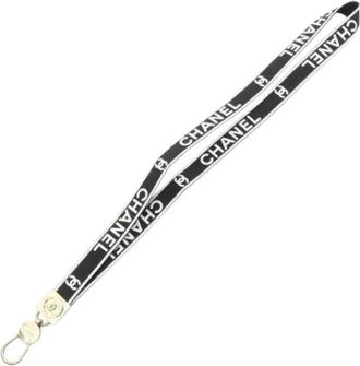 Chanel Pre-owned Accessories, female, Black, Size: ONE SIZE Pre-owned Canvas Home-Office