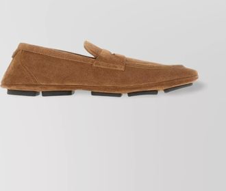 Dolce & Gabbana loafers suede metal detail