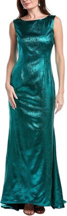 Rene Ruiz Strapless Lace Column Gown