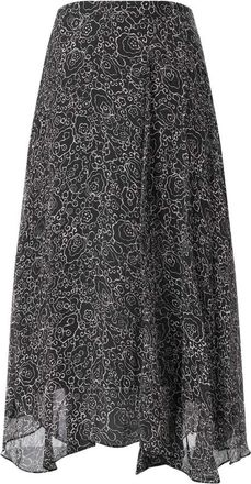 Isabel Marant Midi Rokken - Dames - Midirokken - Veelkleurig - XS - Chiffon - Rokken