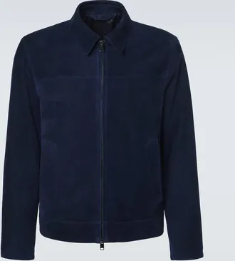 Brioni Giacca blouson in suede