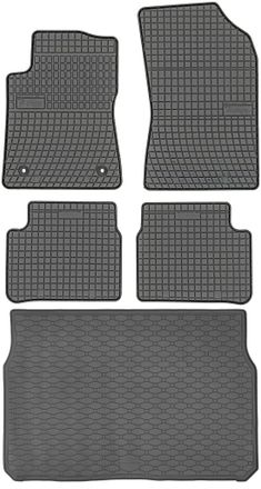 OEM Juego De Alfombrillas De Goma Para Coche Y Alfombrilla Para Maletero Para Citro&euml;n C3 Iii Hatchback (desde Enero De 2017 Hasta 2024)