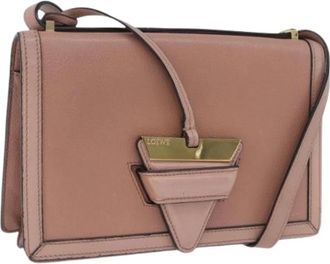 Loewe Pre-owned Shoulder Bag - Dames - Vintage Schoudertas - Roze - ONE Size - Leer - Vintage