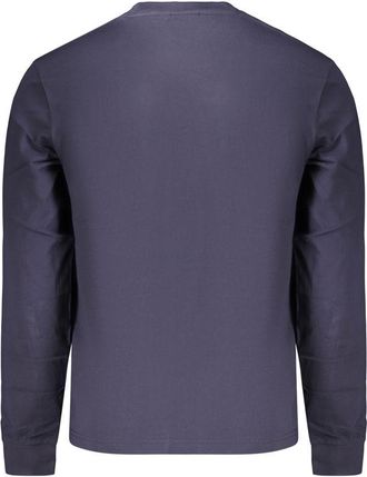 Napapijri Logo-Relief Long-Sleeved Sweatshirt - Blue