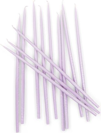 British Colour Standard Thin Taper Candles - Set of 12 in Verbena Mauve at Nordstrom