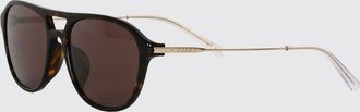 Gucci Occhiali da sole arrotondati in acetato con doppio ponte