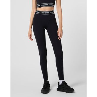 Plein Sport Fleece Jogging Leggings Women in Black at Nordstrom, Size X-Large