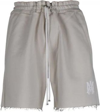 Amiri MA Core Logo Short - Heren - Korte Broeken - Beige - XL - Katoen - Korte Broeken