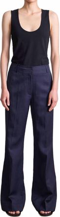 Apiece Apart Adi Wide Leg Trousers In Midnight