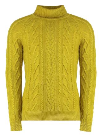Moorer cashmere roll-neck sweater - Yellow
