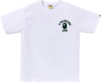 A Bathing Ape T-shirt con stampa grafica ABC Camo - Bianco