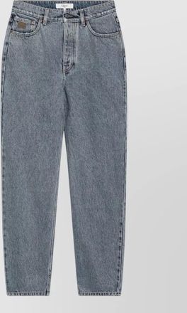Chlo&eacute; denim high-rise tapered jeans