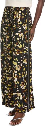 Joseph Ribkoff Abstract Wide Leg Trouser