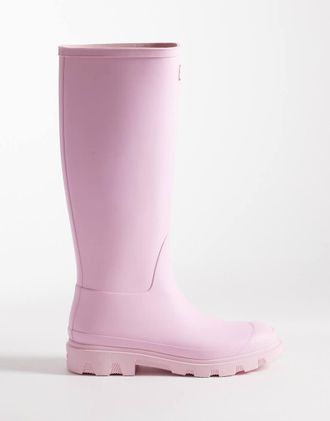 Hunter Downpour - Stivali da pioggia alti rosa