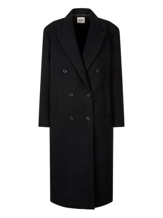 TOMBOY double-breasted coat - women - Wool/Polyester/Fabric - OS - Black