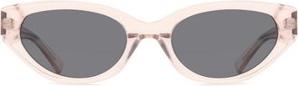 SmartBuy Collection Cat Eye Full Rim Plastic Mens Sunglasses Pink Size 53 - Free Lenses - SmartBuy Collection