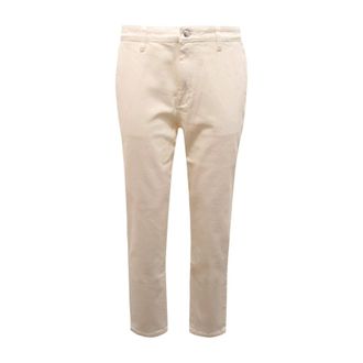 Sun 68 Slim Fit Jeans, female, White, W25, White Cream Dyed Trousers