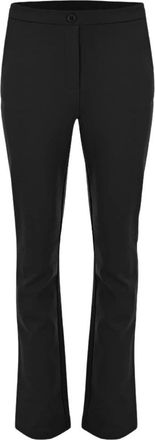 ZiZo Piapatti Broek - Dames - Slim Fit Broeken - Zwart - L - Leer - Broeken
