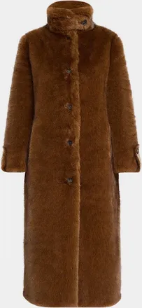 Milly Gia Faux Fur Coat