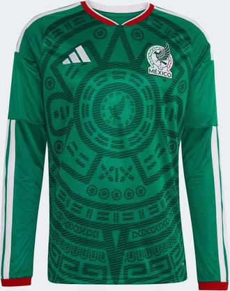 adidas Mexico 26 Home - Maglia a maniche lunghe verde acceso