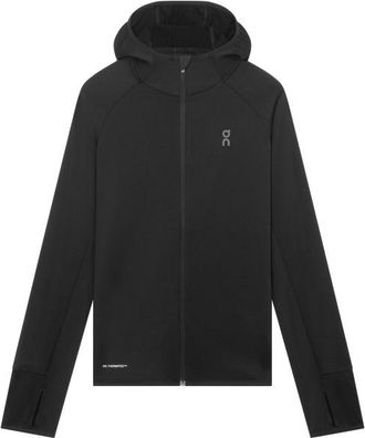 On Climate Zip Hoodie Laufjacke f&uuml;r Damen | schwarz