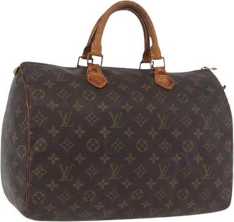 Louis Vuitton Pre-owned Handbags, female, Brown, Size: ONE SIZE Pre-owned Speedy 35 Hand Bag