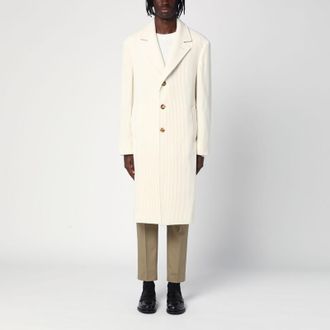 Brunello Cucinelli Ivory corduroy coat