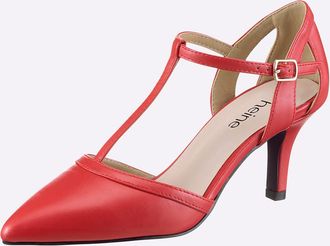 Heine Pumps HEINE, Damen, Gr. 36, rot, Synthetik, Schuhe Pumps
