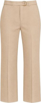 2-Biz Straight Broeken - Dames - Straight fit broeken - Beige - L - Leer - Broeken