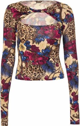 Roberto Cavalli T-shirts en Polos - Dames - Blouses - Veelkleurig - M - Overhemden