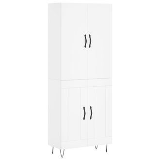 Berkfield Home Highboard White 69.5x34x180 cm Engineered Wood