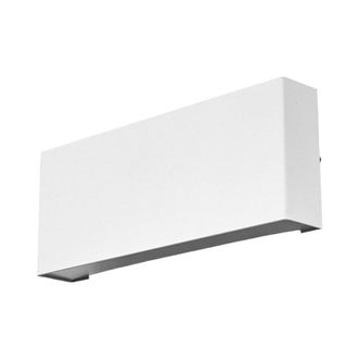 Lindby L&aacute;mpara de pared Led exterior de Aluminio Blanco