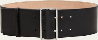 Alexander McQueen Leather Military Belt