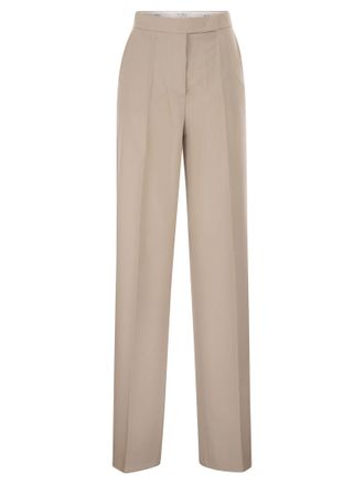 Max Mara Mxmgirone-Hose aus Wolle, Mohair und Seide