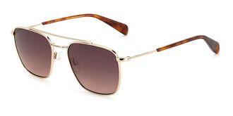 Rag & Bone RNB5047/G/S Asian Fit 06J/3X Mens Sunglasses Gold Size 53